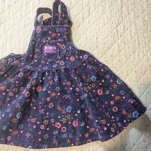 Vintage Floral Osh corded Dress